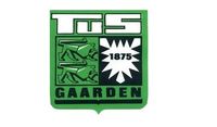 Das Vereinslog des TuS Gaarden, ähnlich wie das alte Schleswig-Holstein-Wappen mit zwei Löwen und einem Eichelblatt