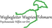 Logo mit Umriss von Fehmarn der Wegbegleiter Wagrien/Fehmarn gGmbH