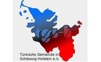 Schleswig-Holstein im Umriss in Rot und Blau mti der Abkürzung TGSH