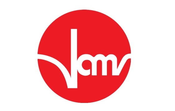 Im roten Kreis mit weißen Buchstaben die Abkürzung VAMV